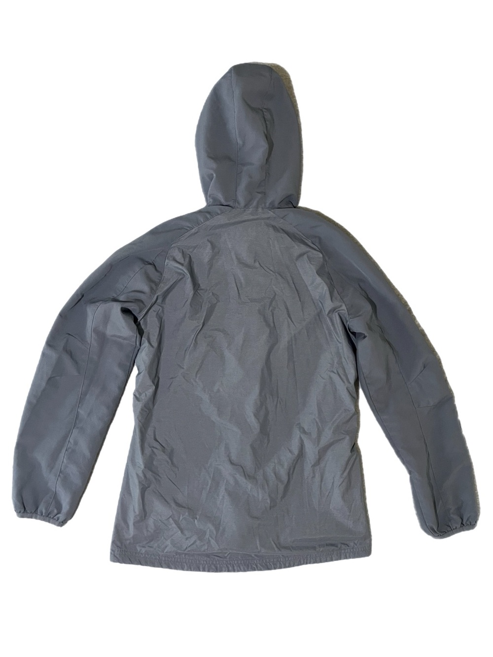 🪨 Adidas Hooded Windbreaker Jacket in Charcoal Gray | Men’s Sz XS - Picture 7 of 14
